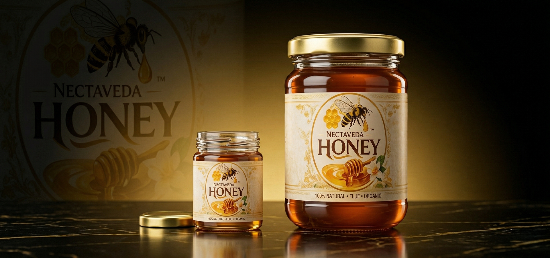 Pure, raw honey sourced from nature — limited-time launch offer.