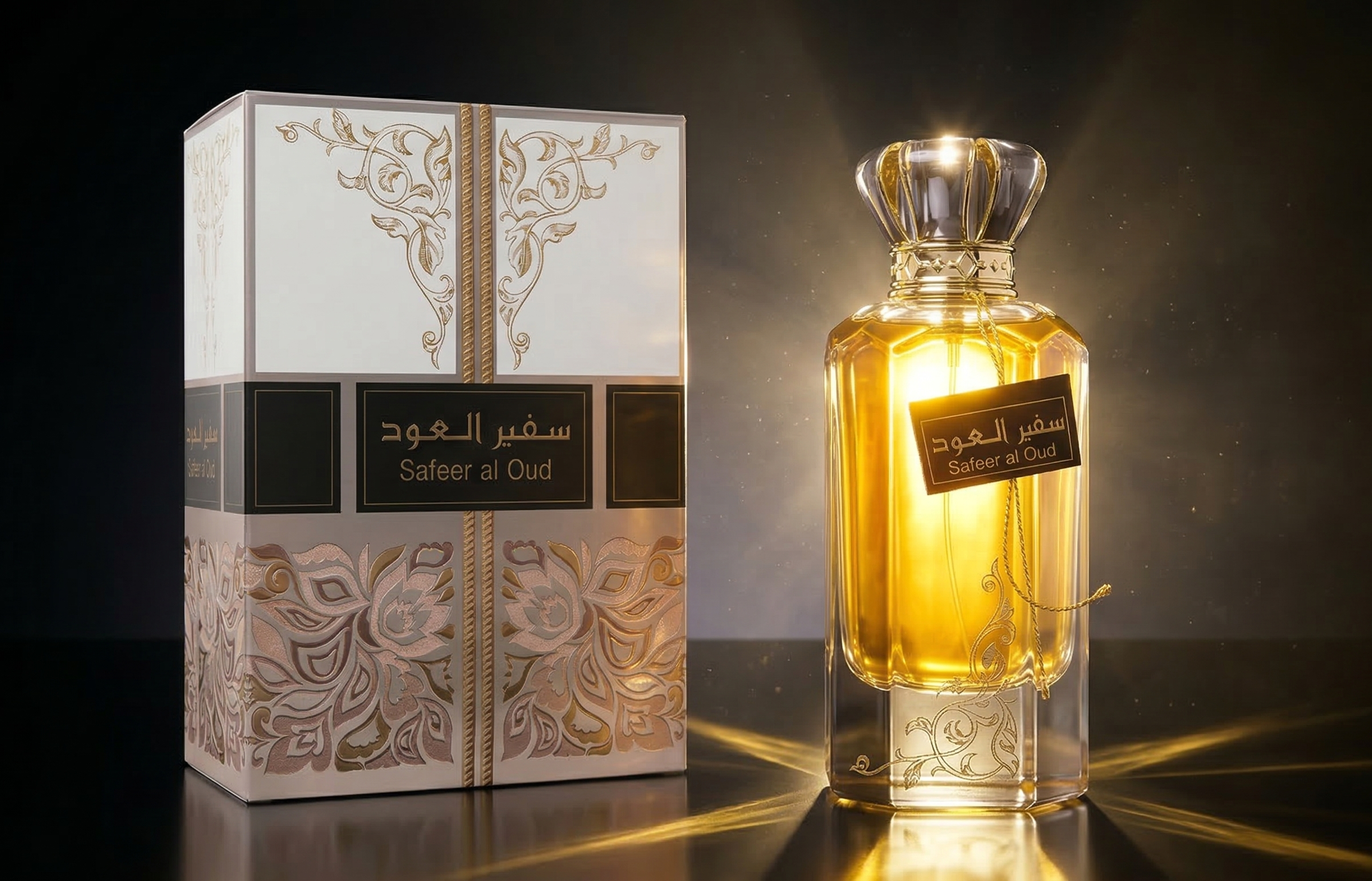 Safeer al Oud Perfume | Royal Woody Amber Fragrance - Image 3