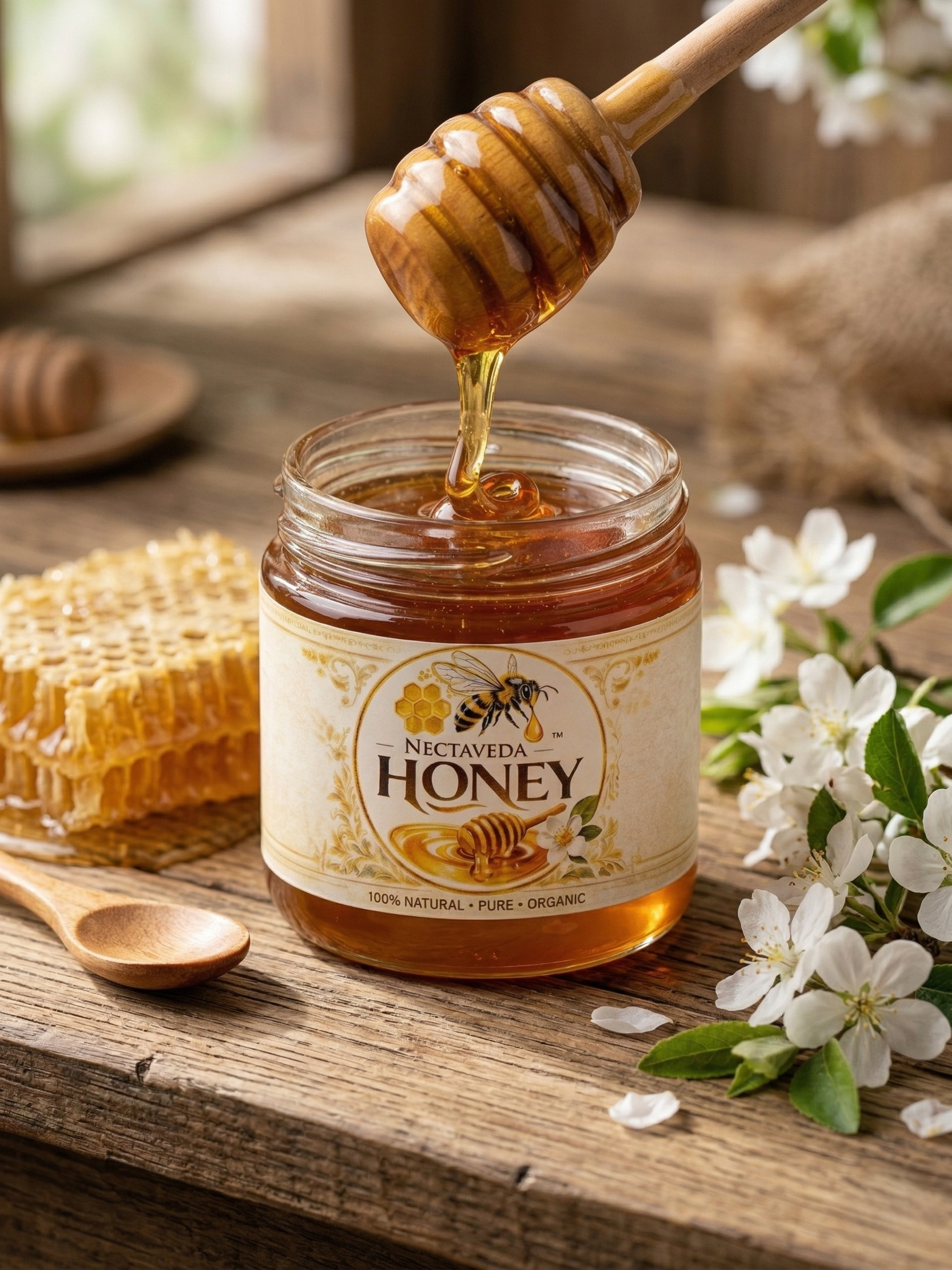 Nectaveda Junglee Honey – Raw Forest Honey - Image 3